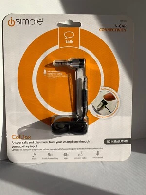 ISIMPLE ISMJ33 3.5MM AUDIO CABLE WITH MICROPHONE AND CONTROL BUTTON HIGH QUALITY - Image 1 of 2