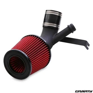 KIT DE INDUCCIÓN FILTRO DE AIRE CORTO ADMISIÓN NEGRO PARA VW GOLF MK4 BORA JETTA 1.8T GT - Imagen 1 de 12