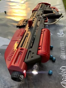 Savage Combat Halo MA40 Assault Rifle Red/Black Tippmann A5 Paintball Marker - Picture 1 of 15