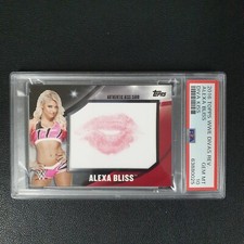 2016 Topps WWE Divas Revolution Alexa Bliss Kiss Card PSA 10 GEM MINT