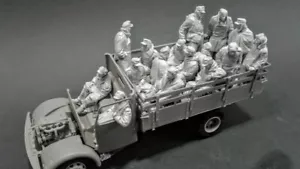 Modelli CA 35053 1/35 SECONDA GUERRA MONDIALE prigioniero tedesco in camion, set completo - Foto 1 di 1