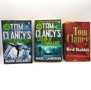 Tom Clancy Thriller Bundle Chain of Command Threat Vector Red Rabbit Modern - Picture 1 of 10