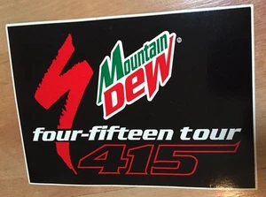 Pegatina Specialized Mountain Dew 415 Tour 5,5" Chad Kagy Allan Cooke X-Games BMX - Imagen 1 de 8