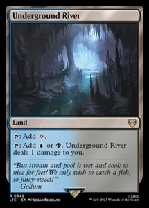 *MtG: UNDERGROUND RIVER - Commander Lord Rings: Tales of Middle-Earth Rare* - Imagen 1 de 1