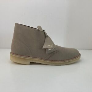 Mens Clarks Desert Boot  Suede Boots Size 9 M Sand Suede Tan 55527