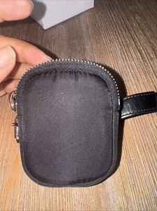 PRADA Black Mini Tessuto Ankle Pouch Free Shipping - Picture 1 of 11