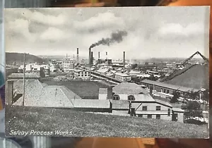 SYRACUSE NY - VINTAGE POSTCARD - SALVAY PROCESS WORKS (unused) - Picture 1 of 2