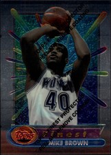 1994-95 Finest Minnesota Timberwolves Basketball Card #191 Mike Brown