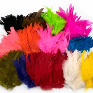 SCHLAPPEN FEATHERS - Hareline Fly Tying Rooster Hackle - 13 Colors Available! - Picture 1 of 14