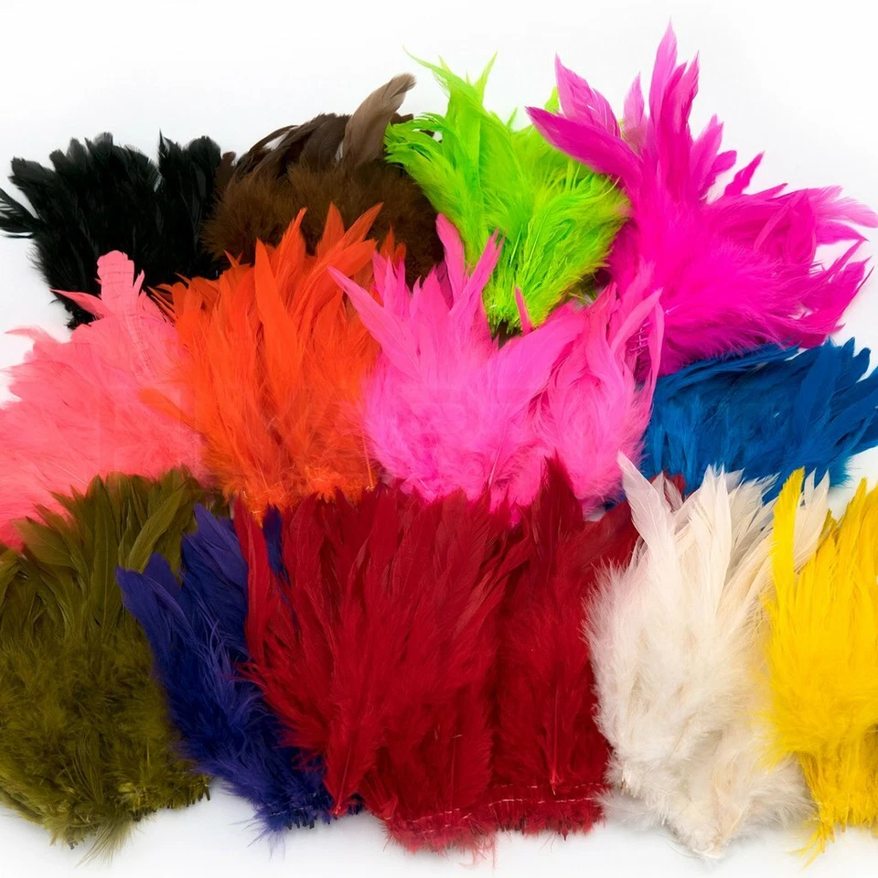 SCHLAPPEN FEATHERS - Hareline Fly Tying Rooster Hackle - 13 Cores Disponíveis! - Imagem 1 de 1