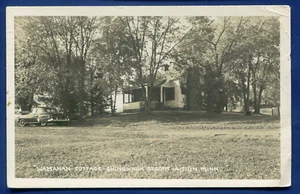 Wamanan Cottage Shinwauk Resort Aitkin Minnesota mn real photo postcard - Picture 1 of 2