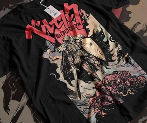 Berserk Guts Shirt Skull Knight 90s T-Shirt Gatsu Tshirt All Sizes Anime Manga - Picture 1 of 4