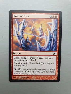 Rain of Rust , MTG Fifth Dawn (2004). Common Red Instant NM - Image 1 of 2