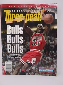 Souvenirausgabe The Chicago Bulls Three-Peat!, Softcover Buch, 1993 - Bild 1 von 1