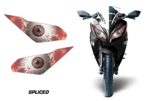 Headlight Eye Graphics Kit Decal Cover For Kawasaki Ninja 300 2012-2014 SPLICED - Picture 1 of 1