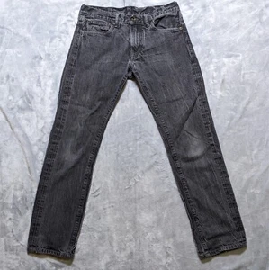 Levis Jeans Mens 33x31 Black 511 Slim Straight Acid Wash Denim Y2K American - Bild 1 von 11