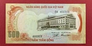 VIETNAM SOUTH 500 Dong 1972 Pick# 33a VF-XF. #PL3006 - Picture 1 of 2