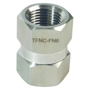 Threaded NPT Coupler | FNPT 3/8 in. - SS316 - Picture 1 of 3