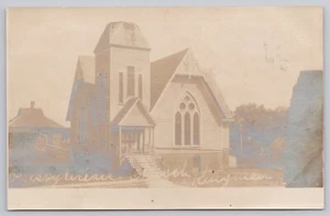 Kingman, Kansas (KS) RPPC Postcard: Presbyterian Church - Picture 1 of 2