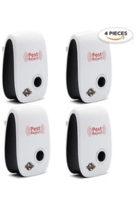 4 X Electronic Ultrasonic Anti Pest Bug Mosquito Cockroach Mouse Killer Repeller - Picture 1 of 7