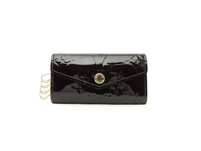 Louis Vuitton Authentic Monogram VERNIS Amarante MULTICLES 4 Key Case Trifold LV - Image 1 of 4