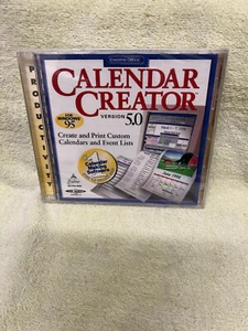 Calendar Creator Version 5.0 (1997 TLC) For Windows 95 - Picture 1 of 2