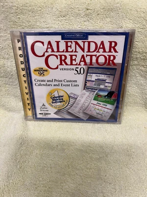 Calendar Creator Version 5.0 (1997 TLC) For Windows 95 - Image 1 of 2