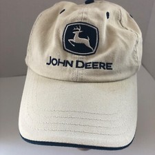 John Deere Cap Hat Nothing Runs Like a Deere Hook and Loop Cary Francis Group