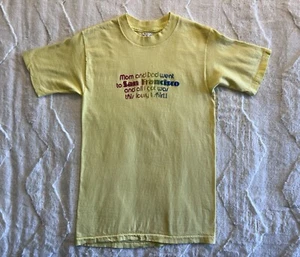 Vintage 70s 80s Iron On Humor T-Shirt San Francisco Single-Stitch Thin S - Picture 1 of 5
