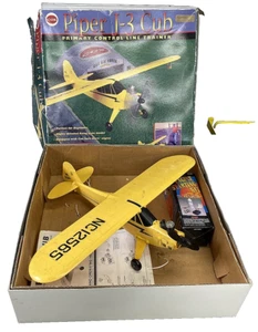 Vintage COX Piper J-3 Cub Gas Powered Control Line Model Airplane Box & Manuals - Picture 1 of 17