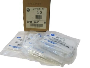 (NEW - Lot of 50) ALLEN BRADLEY 800A-N40C Series B Clear Lens Cap - Picture 1 of 4