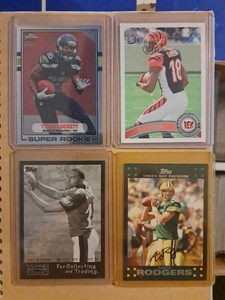 NFL Stars. lot of 4. Aaron Rodgers, A.J Green, Tyler Locket and DeSean Jackson.