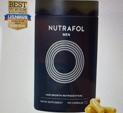 Cápsulas de suplemento para el crecimiento del cabello NUTRAFOL para hombre - 120 unidades Foto 1 de 4