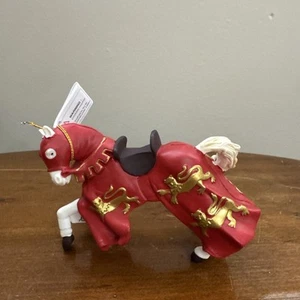 Papo 2005 Red Knight Pferd Neu Mit Etikett - Bild 1 von 6