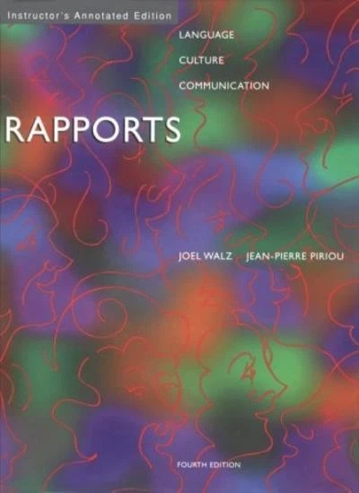 Rapports: Language, Culture, Communication,Joel Walz - Image 1 of 1