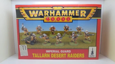 WARHAMMER 40K TALLARN DESERT RAIDERS 2ND IMPERIAL GUARD METAL SEALED SHRINK MIB - Image 1 of 4