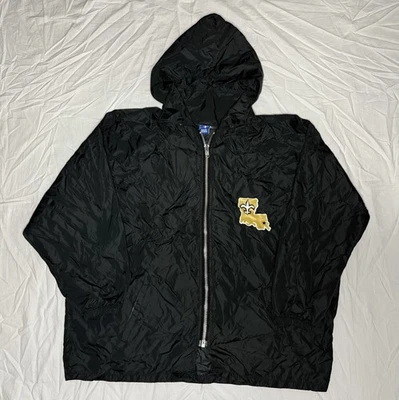 Винтажный 80-х чемпион Новый Орлеан святых футбол боковая линия дождевик XXL США - Изображение 1 из 4