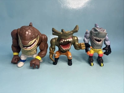 LOTE DE FIGURAS DE ACCIÓN Street Sharks de colección - Slammu Streex Jab Foto 1 de 4