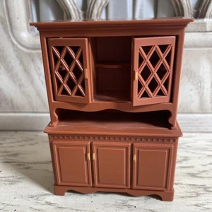 VTG 1980 Fisher-Price Dollhouse Furniture Hutch- Missing Battery Cover. Untested - Picture 1 of 5