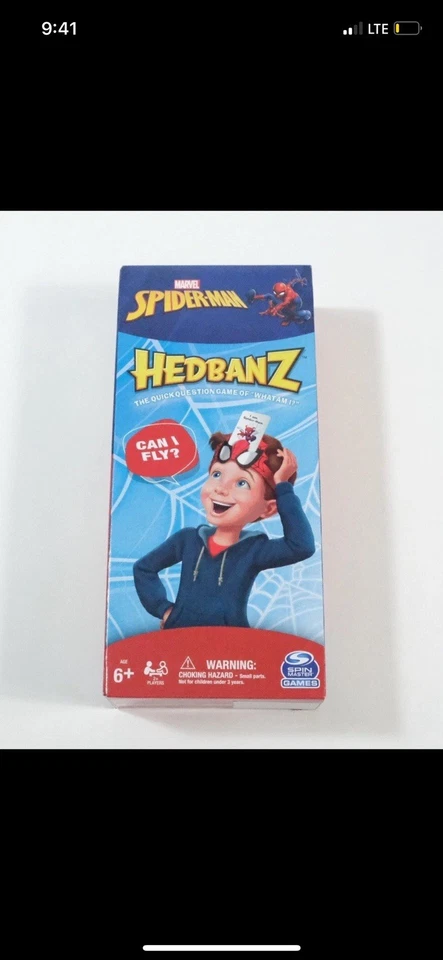 Marvel Spider Man Hedbanz Game Edition NEW - Image 1 of 1