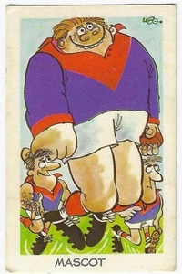 1973 Sunicrust Weg's Footy Funnies MASCOT - Picture 1 of 2
