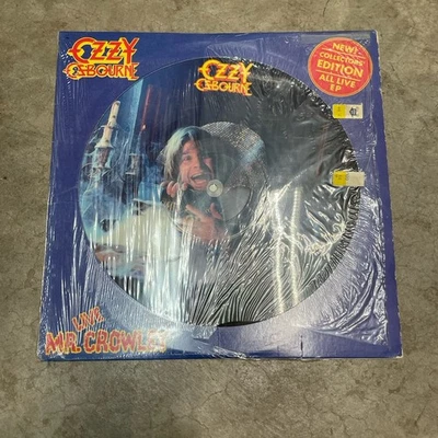 1982 OZZY OSBOURNE PICTURE DISC LP LIVE MR CROWLEY  LIMITED EDITION - Image 1 of 4