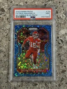 Patrick Mahomes 2020 Prizm No Huddle Blue Prizm #’d/79 PSA 9 MINT - Bild 1 von 2