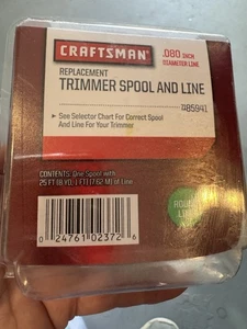 Craftsman trimmer spool line round , new green, - Picture 1 of 4