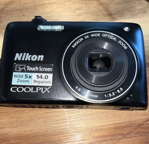 Nikon COOLPIX S4100 Beschreibung lesen 14,0-MP-Digitalkamera – schwarz - Bild 1 von 8