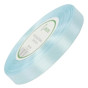 Satinband 12 mm - perle blau - SCHLEIFENBAND Geschenkband Dekoband - Bild 1 von 1