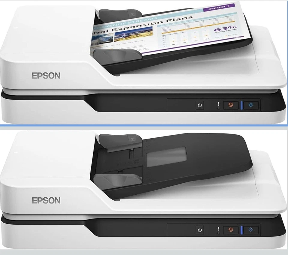 EPSON WORKFORCE DS-1660W WIRELESS COLOR DOCUMENT SCANNER - Image 1 of 4