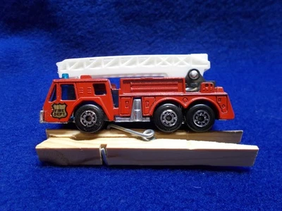 Matchbox #18 Red Fire Engine w/ "Fire Dept" on Inside Gold Shield - Image 1 of 3