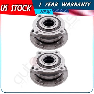 Par de cojinetes de rueda delantera para BMW X5 2007-2018 X6 2008-2018 conjunto de buje AWD Foto 1 de 4