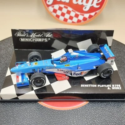 MINICHAMPS 1/43 Benetton B198 Alexander Wurz 430980006 - Image 1 of 4